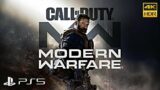 Call Of Duty Modern Warfare Story Gameplay Walkthrough | PT.01 |PS5 4K 60FPS HDR |