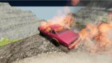 Cars Stunt Man Dummy vs Leap of Death 26 | USA CAR FLORENCE #285 | BeamNG Drive crash