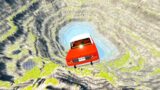Cars vs Leap of Death Realistic Crashes BeamNG drive #70 | BeamNG