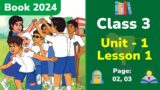 Class 3 English | Unit 1 | Lesson 1 | Hello (Book 2024)