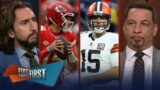 Cowboys vs. Lions, Browns in playoffs, Chiefs need to make a statement? | NFL | FIRST THINGS FIRST