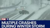 Crash compilation after Minnesota winter storm