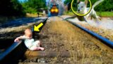 Dad Threw His Son On The Train Tracks, But What The Dog Did Was Unbelievable!