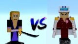 Dark King Silvers Rayleigh VS Fleet Admiral Akainu / Mine Piece Minecraft Showcase