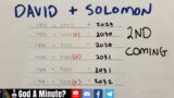 David & Solomon +3000 Years = 2nd Coming | Rapture Soon
