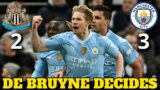 De Bruyne decides, Manchester City beats Newcastle