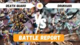 Death Guard vs Drukhari / Warhammer 40,000 Battle Report