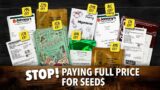 Don’t pay full price for seeds – save money every time you order