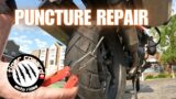 Easy tire repair! Dyna Plug puncture repair to the rescue.