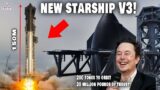 Elon Musk just officially announced NEW STARSHIP V3 & MASSIVE UPDATE on Starship flight 3…