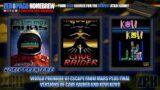 Escape from Mars (WORLD PREMIERE), Cave Raider (FINAL), Kovi Kovi (FINAL): Atari 2600 Homebrew