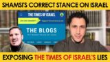 Exposing the Lies of The Times of Israel's Blog on Shamsi