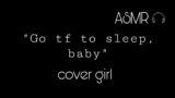 [F4A] annoyed dom gf soothes you back to sleep [sleep-aid][reassurance][asmr girlfriend]