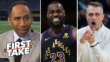 FIRST TAKE | Blatantly rigging games: Stephen A. rips Refs after giving Lakers 23 free throws in 4Q