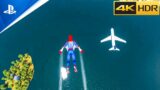 FLY WITH Airplanes – Marvel's Spider-Man 2 – PS5 4k 60FPS HDR Gameplay