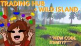 **FREE ITEM CODE** Exploring NEW TRADING HUB and WILD ISLAND in WILD HORSE ISLANDS on ROBLOX