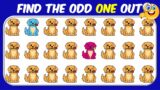 Find the ODD One Out | Find the ODD Number and Letter | Emoji Quiz | Easy, Medium, Hard #53