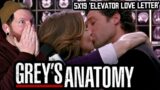 First time watching Grey's Anatomy REACTION 5×19 'ELEVATOR LOVE LETTER'