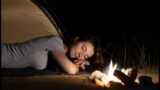 Flickering Flames Slumber: Campfire Dreamscape Delight