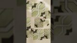 Green Spanish Style Patterned Ceramic Tile Backsplash and Terracotta Floor Tiles