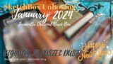 Highway to Pastel Dust!! January 2024 SketchBox Unboxing (Terracotta Charcoal Basic Box)