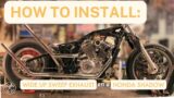 How to install a wide upsweep exhaust on a Honda Shadow