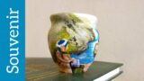 How to paint a mini terracotta tea pot | Painting a souvenir | Customized terracotta pot | Acrylics