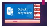 How to set delay mail delivery according to your time and date.#outlook  #delay #technical