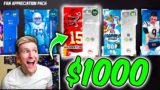 I Spent $1000 on The BEST Packs in Madden!