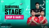 [ID] PUBG MOBILE RUTHLESS PRO SERI COG S3 | SURVIVAL STAGE| GROUP B|DAY 1| FT. #BTR #TALON #RRQ #STE