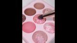 Ice cream 9 Colors Glitter Eyeshadow Palette Rose Pink Pearly Eye Shadow Matte Earth Color Pigments