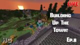 Improving the Town! Minecraft Lets Play Ep.8