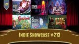 Indie Game Showcase 213 | Waves of Steel, Otherwar, Voltaire, Scorchlands, Boots Quest, Steelborn