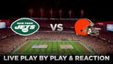 Jets vs Browns Live Play by Play & Reaction