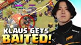 KLAUS gets BAITED but his RECOVERY is LEGENDARY! Clash of Clans