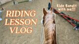 LEARNING LEAD CHANGES | Horse Riding Vlog