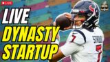 LIVE 2024 Dynasty Fantasy Football Startup Mock Draft | 12 Team Superflex PPR TEP
