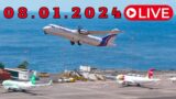 LIVE BIG SHOW From Madeira Island Airport 08.01.2024