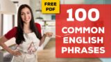 Learn 100 Common Phrases in English (+ Free PDF) – Cooking & Conversation