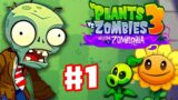 Level 1 -10 | Plants vs. Zombies 3: Welcome to Zomburbia – Gameplay Walkthrough #1 – Dave's House!