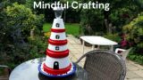 Lighthouse and a Windmill models from terracotta pots. Mindful Crafts created by EllyStone