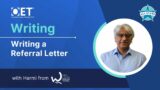 Live class with WLES:  OET Writing: Writing a Referral Letter