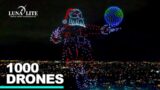 LunaLite's Spectacular 1000 Drone Show at Miami's Christmas Wonderland