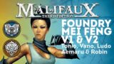 Malifaux Tactica // Mei Feng / FOUNDRY // Vano, Ludo, tonio, Aemaru & Robin