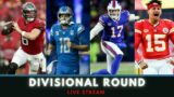NFL Playoffs Divisional Round LIVE REACTION (Bucs vs Lions / Bills vs Chiefs)