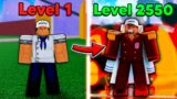Noob To Max Level as Akainu with Magma Awakening in Blox Fruits