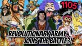 ONE PIECE 1104-1105: "ANDITO NA KAMI KUMA!" DRAGON+REV ARMY TO THE RESCUE! | REV ARMY VS BUSTER CALL