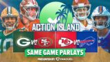 Packers vs 49ers & Chiefs vs Bills Player Props & Parlays! NFL Divisional Picks | Action Island
