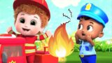 Police Rescue Baby Fire  – Storm Storm Go Away and More Nursery Rhymes & Kids Songs