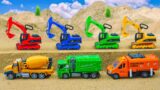 RC TRUCKS AND CONSTRUCTION MODELS / RC DIGGER LIEBHERR LOAD UP / SCANIA HEAVY HAULAGE TRUCK